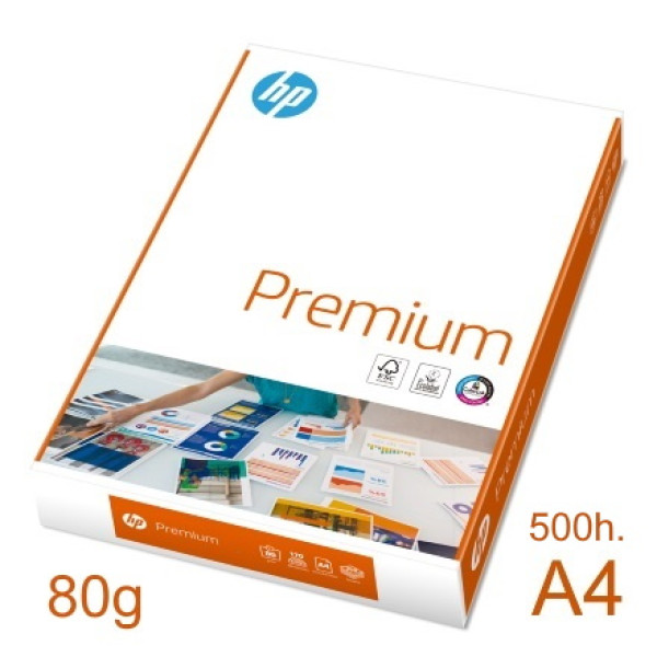 Papel HP Premium 500A4  80g. Inkjet/Copy/Laser color (166514)