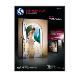 Papel HP fot.brillante 20h 13x18 300gr. Fotográfico Premium Plus *