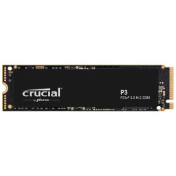 SSD interno CRUCIAL P3 3D 1TB PCIe M.2 2280 escr.3500MB/s lect.6000MB/s