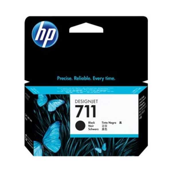 C.t.HP #711 negro 38ml Designjet T120 T125 T130 T520 T525 T530