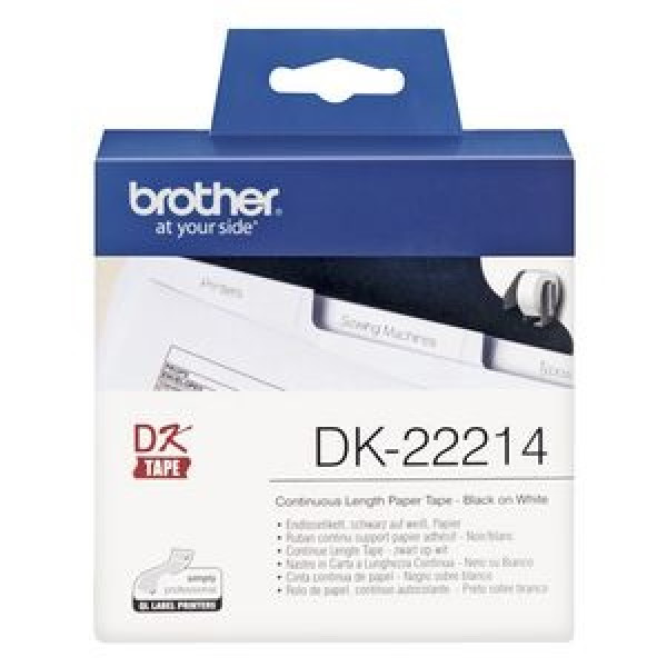 Cinta continua DK papel adhesivo blanc 12mmx30,48m para QL570 QL700 QL710 QL720 QL1050 QL1060