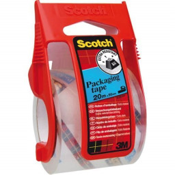 Cinta SCOTCH embalaje transparente ** (50 x 20m) + dispensador