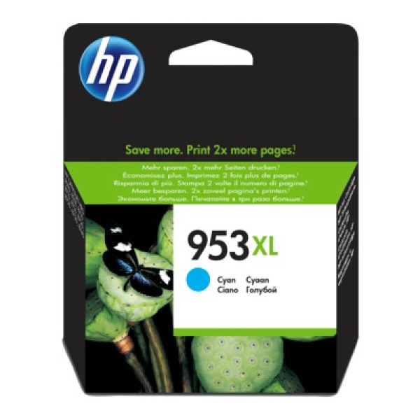 C.t.HP #953XL cian 1.600p. Officejet Pro 7720 7740 8210 8710 8720 8730 8740