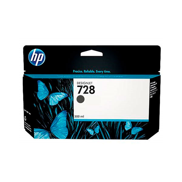 C.t. HP #728 negro mate 300ml Designjet T730 T830