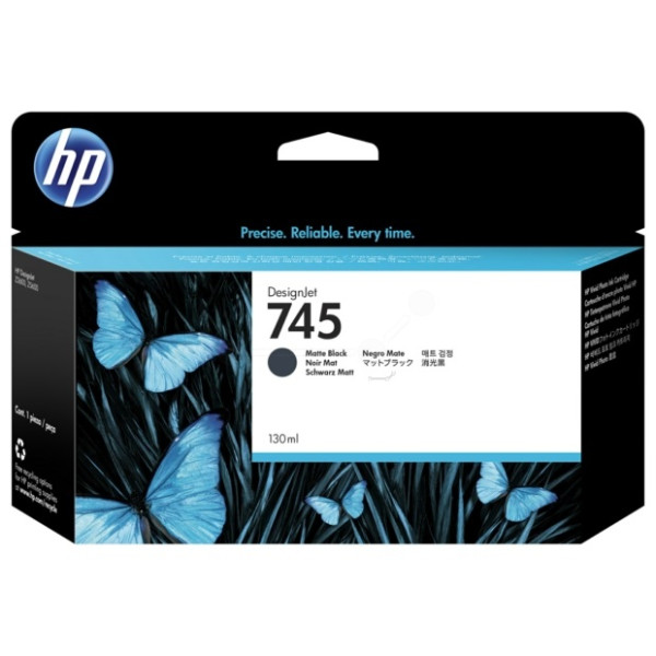 C.t. HP #745 negro mate 130ml Designjet Z2600 Z5600 HD Pro MFP