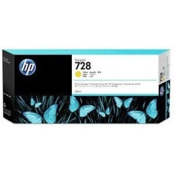 C.t. HP #728 amarillo 300ml Designjet T730 T830