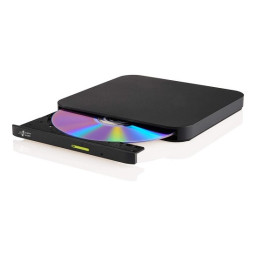 Regrabadora LG-H DVD±RW Slim USB 2.0 CD DVD DVD DL Externa color negro