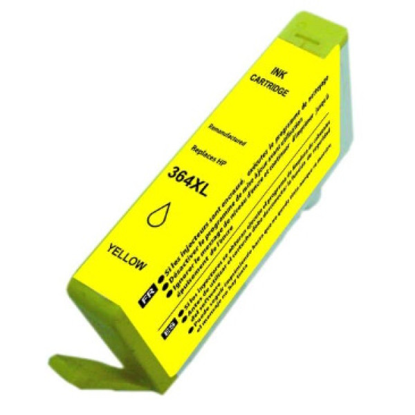 C.t. compatible HP #364XL (compat.CB325EE/CB320EE) *Compatible Non-OEM* 14,6ml. amarillo