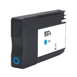 C.t. compat. HP #937e XL (4S6W6NE/4S6W2NE) cian 1.650p. con chip reforzado contra actualizaciones
