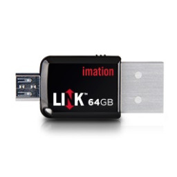 IMATION LINK Mobile Express USB memoria flash 64GB Disposit.OTG. Conector MicroUSB+USB3.0 (Android)