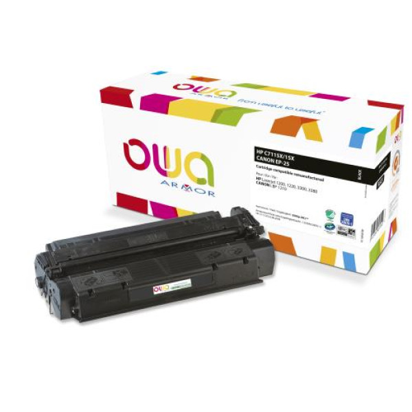 Toner reman OWA: HP Lj 1200 1220 3300 3380 3.500p. HC C7115X / 15X