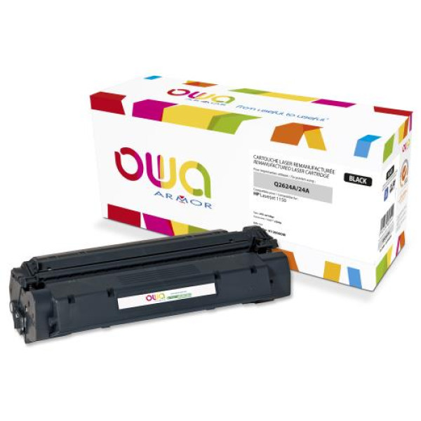 Toner reman OWA: HP Lj 1150 2.500p. Std Q2624A / 24A