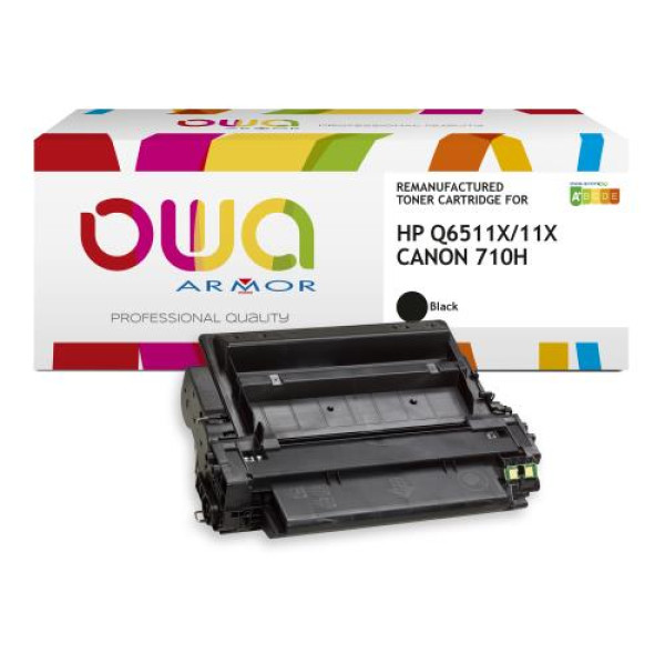 Toner reman OWA: HP Lj2410 2420 2430 CANON LBP3460 12.000p. HC Q6511X / 11X