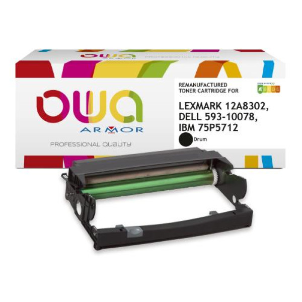 Tambor reman OWA: LEXMARK E230 E232 E330 332 X342 30.000p.  12A8302 / X340H22G  drum