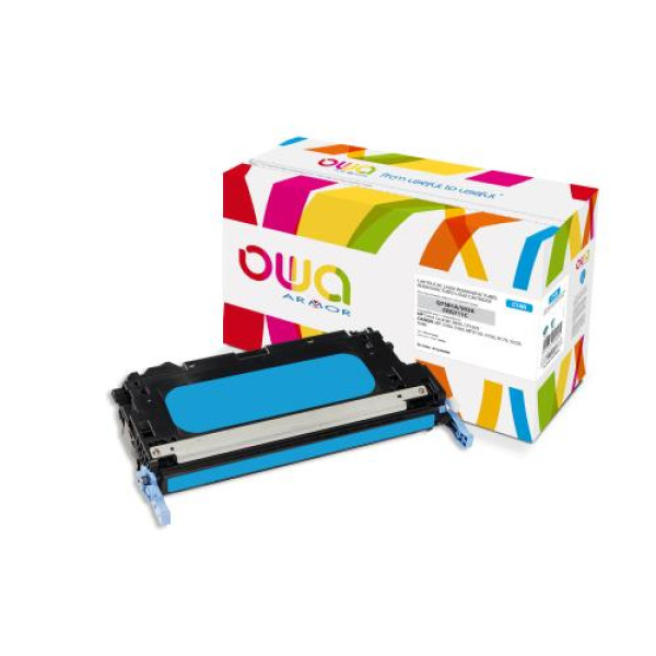 Toner reman OWA: HP Color Lj 3800 CP3505 LBP5300 6.000p. Std Q7581A / 503A cyan