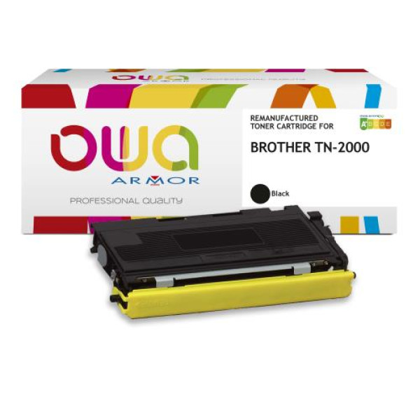 Toner reman OWA: BROTHER HL2040 DCP7010 MFC7420 4.800p. Jumbo TN2000 (+capacidad)