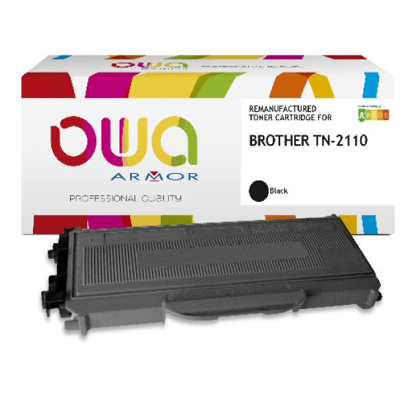 Toner reman OWA: BROTHER HL2140 HL2150 HL2170 1.500p. Std TN2110 / TN-2110