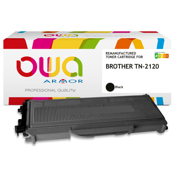 Toner reman OWA: BROTHER HL2140 HL2150 HL2170 2.600p. HC TN2120 / TN-2120