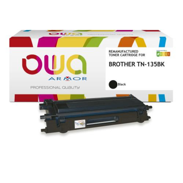 Toner reman OWA: BROTHER HL4050 HL4070 negro 5.000p. HC TN135BK negro