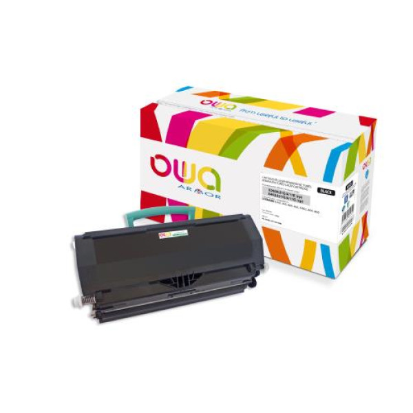 Toner reman OWA: LEXMARK E260 E360 E460 E462 X463 Infoprint 1811 1812  3.500p. Std E260A11E