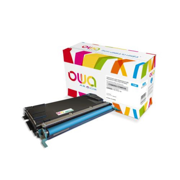 Toner reman OWA: LEXMARK C736 X736 738 10.000p. HC C736H1CG cyan