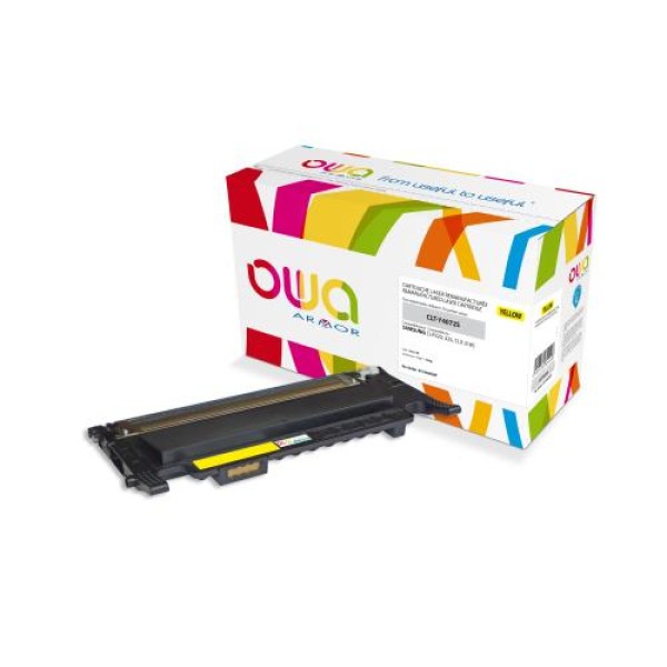 Toner reman OWA: SAMSUNG CLP320 325CLP 1.000p. Std CLT-Y4072S/ELS