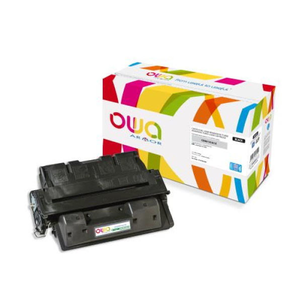 Toner reman OWA: HP Lj 4100  18.000p. Jumbo C8061X / 61X (+capacidad)