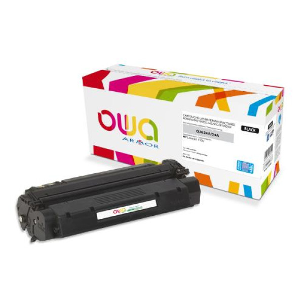 Toner reman OWA: HP Lj 1150 4.000p. Jumbo Q2624A / 24A (+capacidad)