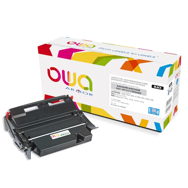 Toner reman OWA: LEXMARK T640, 642, 644, X640 32.000p. (64016HE/64036HE) #