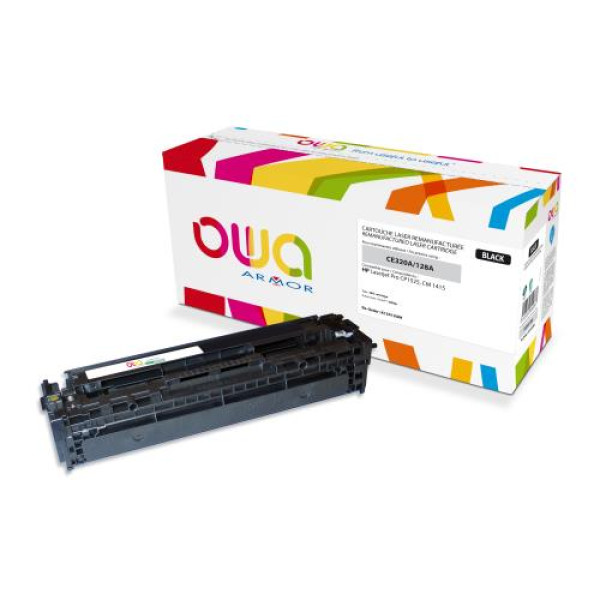 Toner reman OWA: HP Lj Pro CP1525 2.000p. Std CE320A / 128A negro