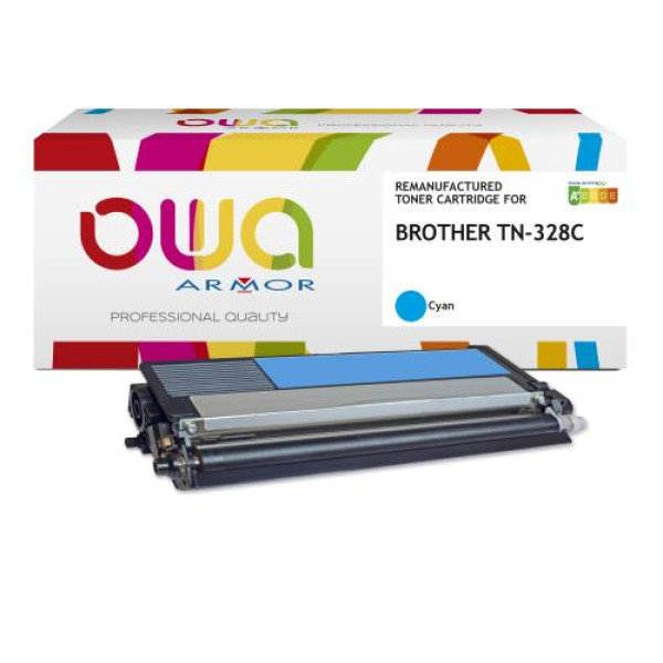 Toner reman OWA: BROTHER HL4150 MFC9460 cyan 6.000p. HC TN328C cyan