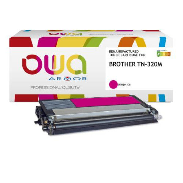 Toner reman OWA: BROTHER HL4150 MFC9460 magenta 1.500p. Std TN320M magenta