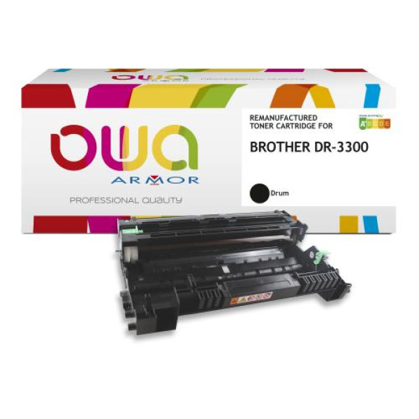 Tambor reman OWA: BROTHER HL5440 MFC8510 DCP8110 30.000p. Std DR3300 drum