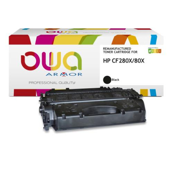 Toner reman OWA: HP Lj Pro M401 M425 6.900p. HC CF280X / 80X