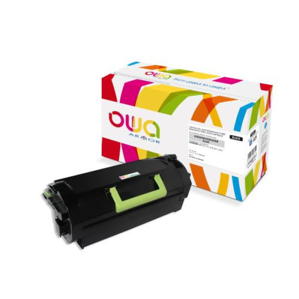 Toner reman OWA: LEXMARK MX710 MX711 MX810 MX811 25.000p. HC 62D2H00 / 622H