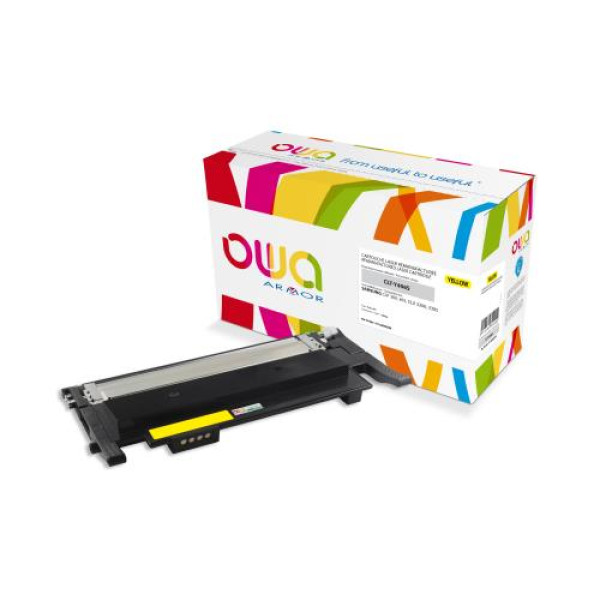 Toner reman OWA: SAMSUNG CLP360 CLX3300 CLX3305 1.000p. Std CLT-Y406S/ELS