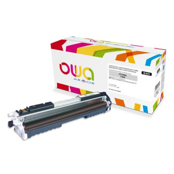 Toner reman OWA: HP Color Lj Pro M176 M177 1.300p. Std CF350A / 130A negro