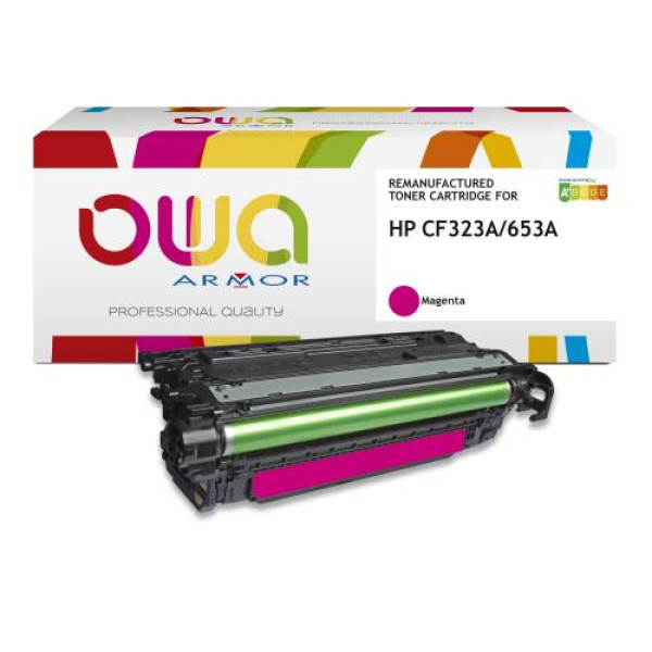 Toner reman OWA: HP Color Lj Ent M680 16.500p. Std CF323A / 653A magenta