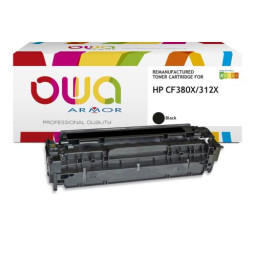 Toner reman OWA: HP Color Lj Pro M476 4.400p. HC CF380X / 312X negro
