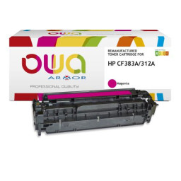 Toner reman OWA: HP Color Lj Pro M476 2.700p. Std CF383A / 312A magenta