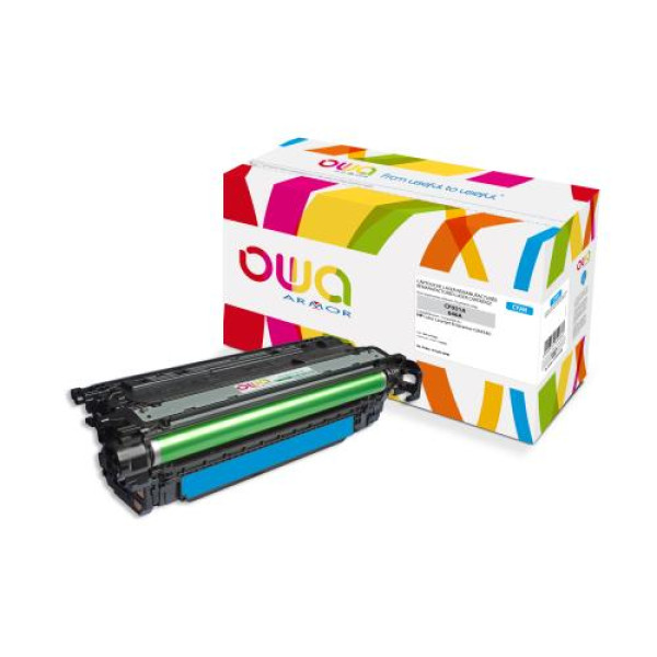 Toner reman OWA: HP Color Lj Ent CM4540 12.500p. Std CF031A / 646A cyan