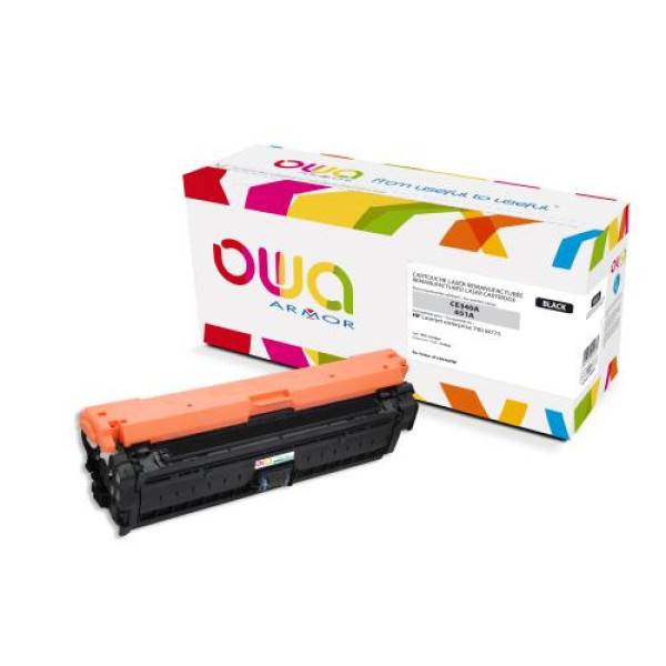 Toner reman OWA: HP Lj Ent 700 M775 13.500p. Std CE340A / 651A negro