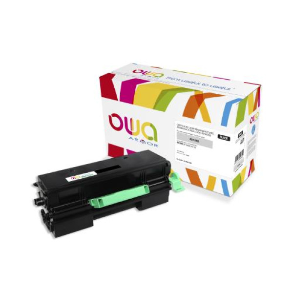 Toner reman OWA: RICOH SP3600 SP3610 SP4510 6.000p. Std 407340