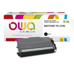 Toner reman OWA: BROTHER HL6180 DCP8250 MFC8910 16.000p. Jumbo TN3390 (+capacidad)