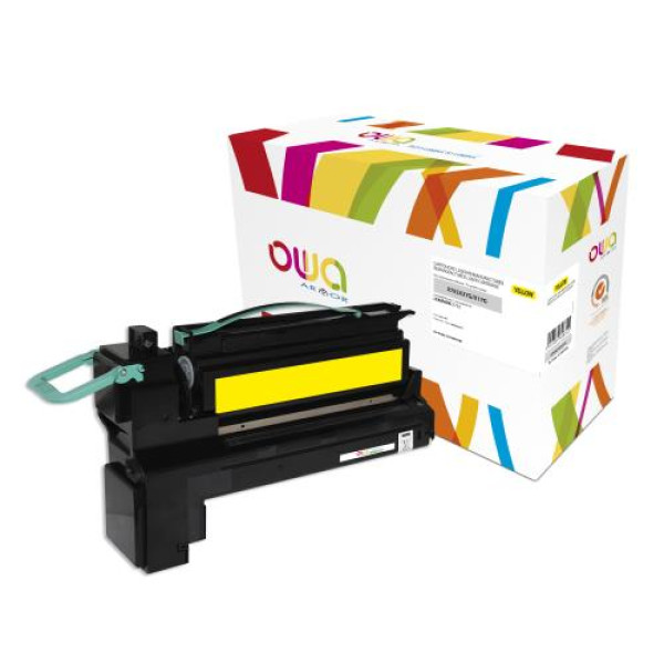 Toner reman OWA: LEXMARK X792 20.000p. HC X792X1YG amarillo