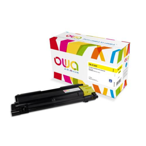 Toner reman OWA: KYOCERA TASKalfa 265ci 266ci 5.000p. Std TK5135Y / TK5135Y