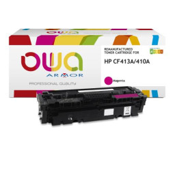Toner reman OWA: HP Color Lj Pro M377 M452 M477 2.300p. Std CF413A / 410A magenta