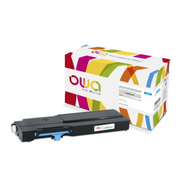 Toner reman OWA: XEROX Phaser 6600 WC6605 6.000p. Std 106R02229 cyan