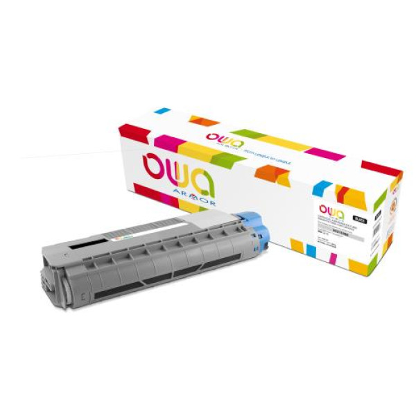 Toner reman OWA: OKI C610 8.000p. Std 44315308 negro