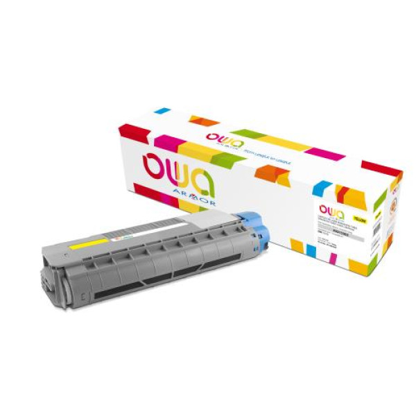 Toner reman OWA: OKI C610 6.000p. Std 44315305 amarillo